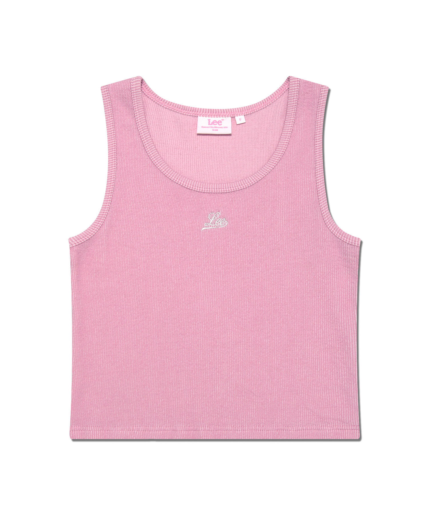 우먼 슬리브리스 티셔츠 핑크